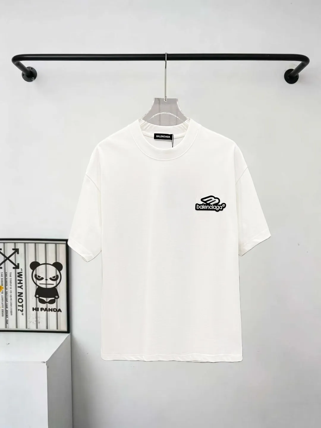 🔥110🔥 logo Logo Same Style T 280 Versatile : Black White Size：S M L XL
